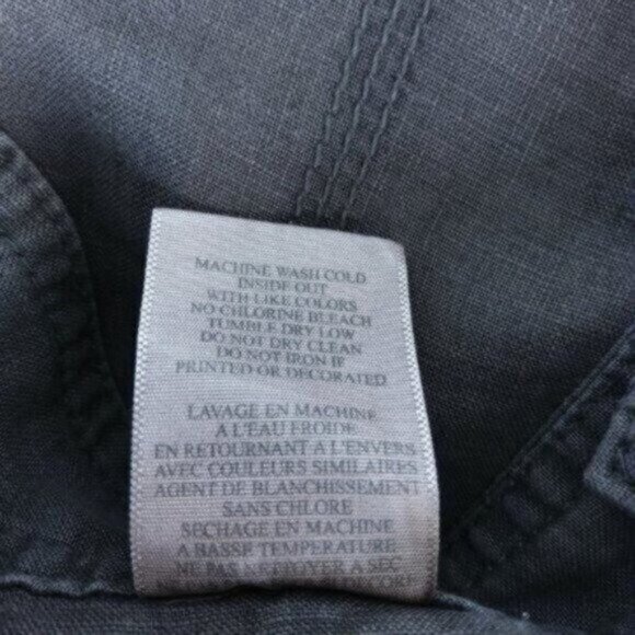 Joie Linen Cropped Cargo Pants Capris Brown Size Size 4 - Picture 4 of 6